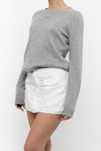 Load image into Gallery viewer, Vintage x JONES NY Heathered Grey Cashmere Sweater (XS, S)
