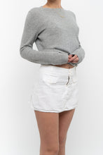 Load image into Gallery viewer, Vintage x JONES NY Heathered Grey Cashmere Sweater (XS, S)