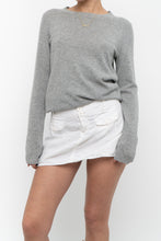 Load image into Gallery viewer, Vintage x JONES NY Heathered Grey Cashmere Sweater (XS, S)