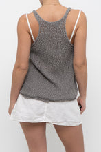 Load image into Gallery viewer, Vintage x Grey Crochet Cotton Tank (XS, S)