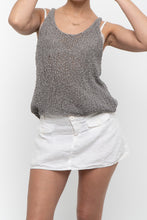 Load image into Gallery viewer, Vintage x Grey Crochet Cotton Tank (XS, S)