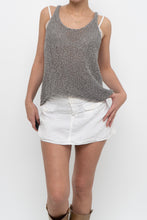 Load image into Gallery viewer, Vintage x Grey Crochet Cotton Tank (XS, S)