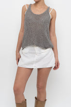 Load image into Gallery viewer, Vintage x Grey Crochet Cotton Tank (XS, S)