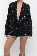 Load image into Gallery viewer, SEZANE x Deadstock Linen, Cotton Polka Dot Blazer (S, M)