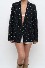 Load image into Gallery viewer, SEZANE x Deadstock Linen, Cotton Polka Dot Blazer (S, M)