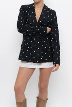 Load image into Gallery viewer, SEZANE x Deadstock Linen, Cotton Polka Dot Blazer (S, M)