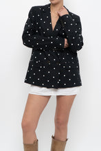 Load image into Gallery viewer, SEZANE x Deadstock Linen, Cotton Polka Dot Blazer (S, M)