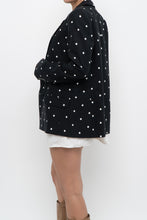 Load image into Gallery viewer, SEZANE x Deadstock Linen, Cotton Polka Dot Blazer (S, M)