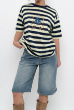 Load image into Gallery viewer, Vintage x Made in Italy x CAPO BIANCO Striped Cotton Tee (XS-M)