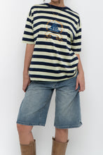 Load image into Gallery viewer, Vintage x Made in Italy x CAPO BIANCO Striped Cotton Tee (XS-M)