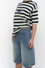 Load image into Gallery viewer, Vintage x Made in Italy x CAPO BIANCO Striped Cotton Tee (XS-M)