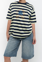 Load image into Gallery viewer, Vintage x Made in Italy x CAPO BIANCO Striped Cotton Tee (XS-M)