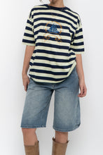 Load image into Gallery viewer, Vintage x Made in Italy x CAPO BIANCO Striped Cotton Tee (XS-M)