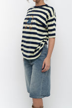 Load image into Gallery viewer, Vintage x Made in Italy x CAPO BIANCO Striped Cotton Tee (XS-M)