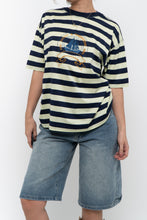 Load image into Gallery viewer, Vintage x Made in Italy x CAPO BIANCO Striped Cotton Tee (XS-M)
