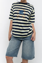 Load image into Gallery viewer, Vintage x Made in Italy x CAPO BIANCO Striped Cotton Tee (XS-M)