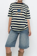 Load image into Gallery viewer, Vintage x Made in Italy x CAPO BIANCO Striped Cotton Tee (XS-M)