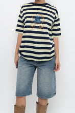 Load image into Gallery viewer, Vintage x Made in Italy x CAPO BIANCO Striped Cotton Tee (XS-M)