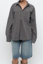 Load image into Gallery viewer, Vintage x LEVI'S Navy Plaid Cotton Buttonup (XS-L)