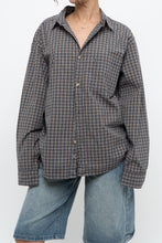 Load image into Gallery viewer, Vintage x LEVI'S Navy Plaid Cotton Buttonup (XS-L)