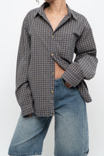 Load image into Gallery viewer, Vintage x LEVI'S Navy Plaid Cotton Buttonup (XS-L)