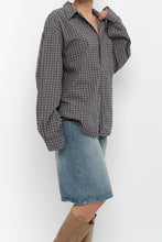 Load image into Gallery viewer, Vintage x LEVI'S Navy Plaid Cotton Buttonup (XS-L)