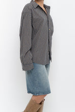 Load image into Gallery viewer, Vintage x LEVI'S Navy Plaid Cotton Buttonup (XS-L)