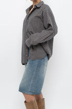 Load image into Gallery viewer, Vintage x LEVI'S Navy Plaid Cotton Buttonup (XS-L)