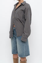Load image into Gallery viewer, Vintage x LEVI'S Navy Plaid Cotton Buttonup (XS-L)