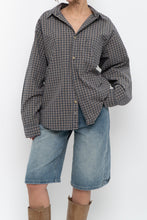 Load image into Gallery viewer, Vintage x LEVI'S Navy Plaid Cotton Buttonup (XS-L)