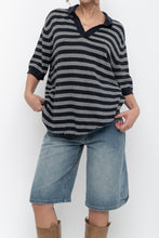 Load image into Gallery viewer, Modern x Black, White Cotton &amp; Linen Shirt (XS-L)