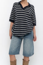 Load image into Gallery viewer, Modern x Black, White Cotton &amp; Linen Shirt (XS-L)