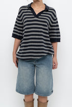 Load image into Gallery viewer, Modern x Black, White Cotton &amp; Linen Shirt (XS-L)