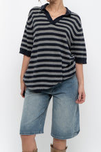 Load image into Gallery viewer, Modern x Black, White Cotton &amp; Linen Shirt (XS-L)