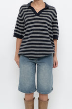 Load image into Gallery viewer, Modern x Black, White Cotton &amp; Linen Shirt (XS-L)