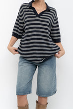Load image into Gallery viewer, Modern x Black, White Cotton &amp; Linen Shirt (XS-L)