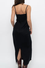 Load image into Gallery viewer, Vintage x OLD NAVY Black Linen Maxi Dress (S)