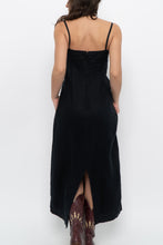 Load image into Gallery viewer, Vintage x OLD NAVY Black Linen Maxi Dress (S)