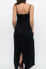 Load image into Gallery viewer, Vintage x OLD NAVY Black Linen Maxi Dress (S)