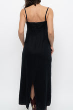 Load image into Gallery viewer, Vintage x OLD NAVY Black Linen Maxi Dress (S)