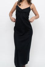 Load image into Gallery viewer, Vintage x OLD NAVY Black Linen Maxi Dress (S)