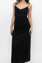 Load image into Gallery viewer, Vintage x OLD NAVY Black Linen Maxi Dress (S)