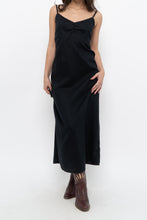 Load image into Gallery viewer, Vintage x OLD NAVY Black Linen Maxi Dress (S)