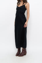 Load image into Gallery viewer, Vintage x OLD NAVY Black Linen Maxi Dress (S)