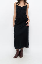 Load image into Gallery viewer, Vintage x OLD NAVY Black Linen Maxi Dress (S)