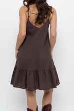 Load image into Gallery viewer, GLASSONS x Brown Linen Midi Dress (XS, S)