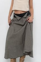 Load image into Gallery viewer, Vintage x Cotton Striped Maxi Skirt (S, M)