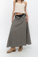 Load image into Gallery viewer, Vintage x Cotton Striped Maxi Skirt (S, M)