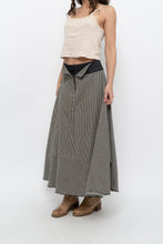 Load image into Gallery viewer, Vintage x Cotton Striped Maxi Skirt (S, M)