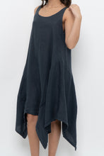 Load image into Gallery viewer, Vintage x Made in Italy x ANGELA MARA Grey Linen Midi Dress (S-L)
